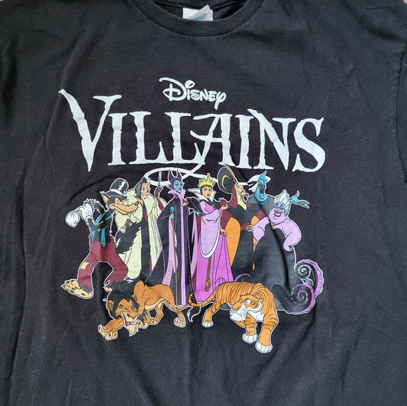 Disney Villains T-shirt Black {Large} - Picture 4 of 5